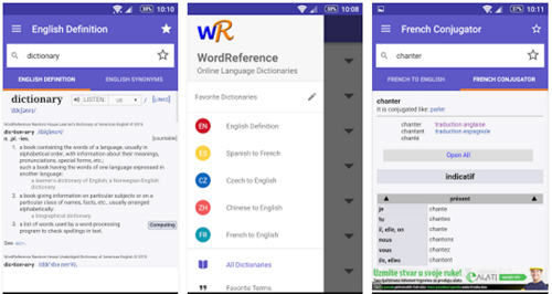 Wordreference app diccionario inglés